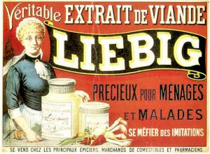 Antica pubblicità dell'estratto di carne Liebig