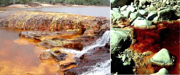 Corsi d'acqua ricchi di ferro