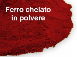 Ferro chelato in polvere