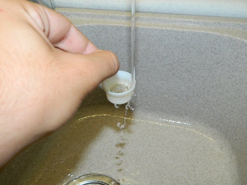 Pulizia dei nauplii