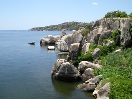 Vista del lago Tanganica