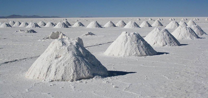 Distesa di sale in Perù
