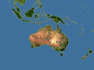 Triops australiensis mappa