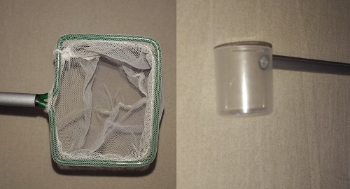 Estremità del retino con tulle e mini-mestolo