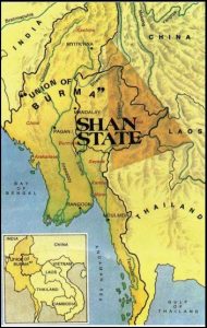 SHAN STATE map