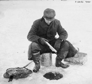 ice fishing