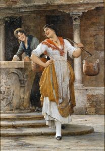 Eugenio de Blaas (1843-1932), Portatrice d'acqua