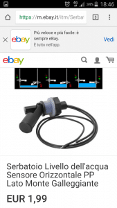 sensore di livello ebay