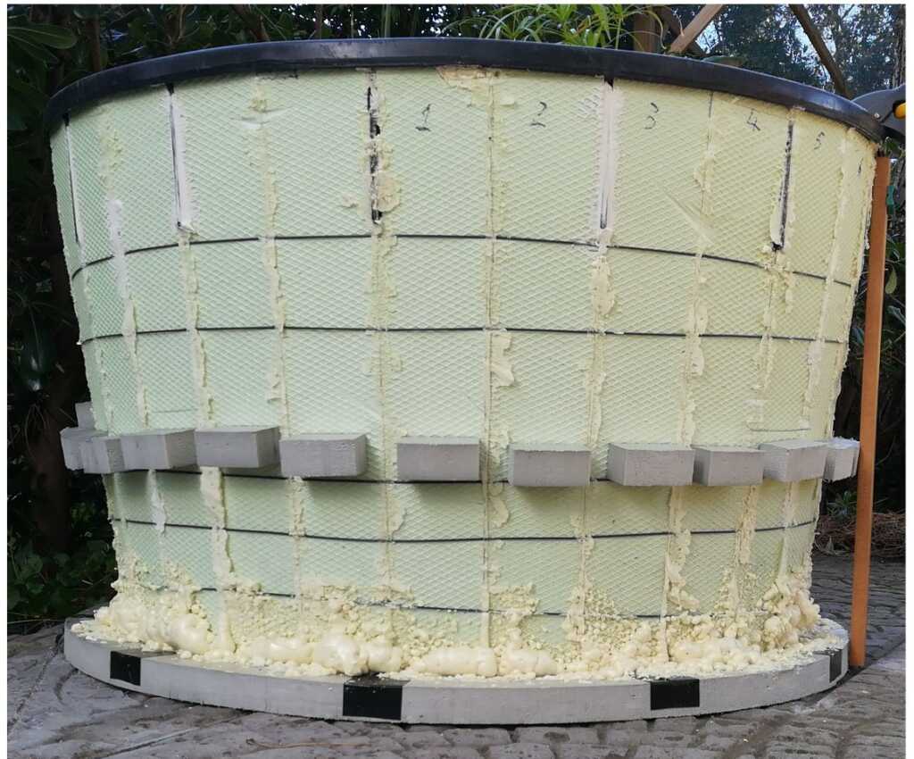 Aggiunta dei blocchetti da usare come spessore