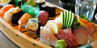 piatto di sushi
